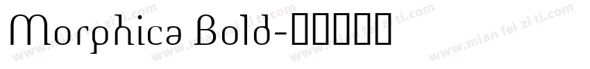 Morphica Bold字体转换
